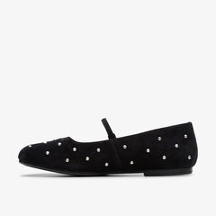 Livia Stud Black Suede | Clarks Sale
