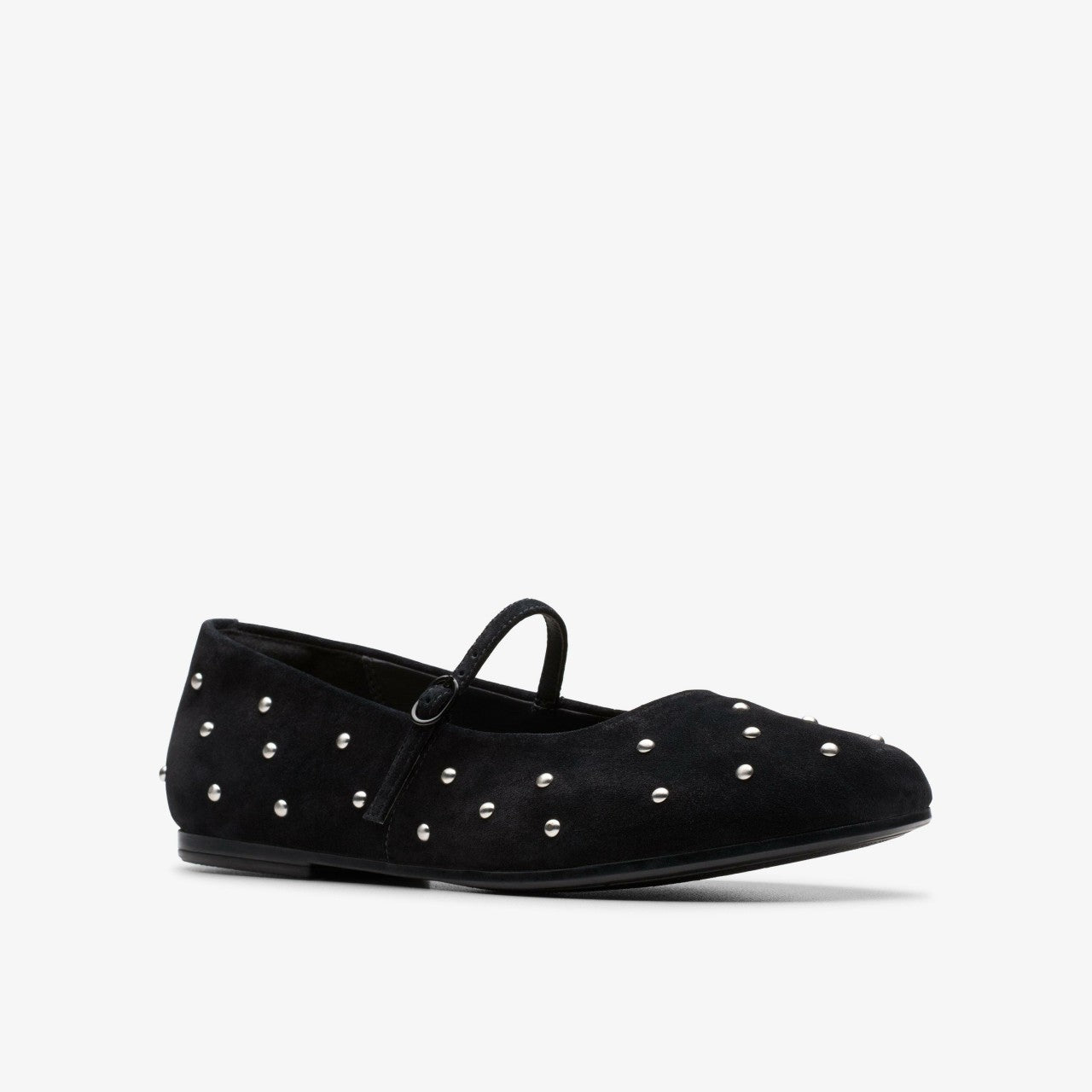 Livia Stud Black Suede | Clarks Sale