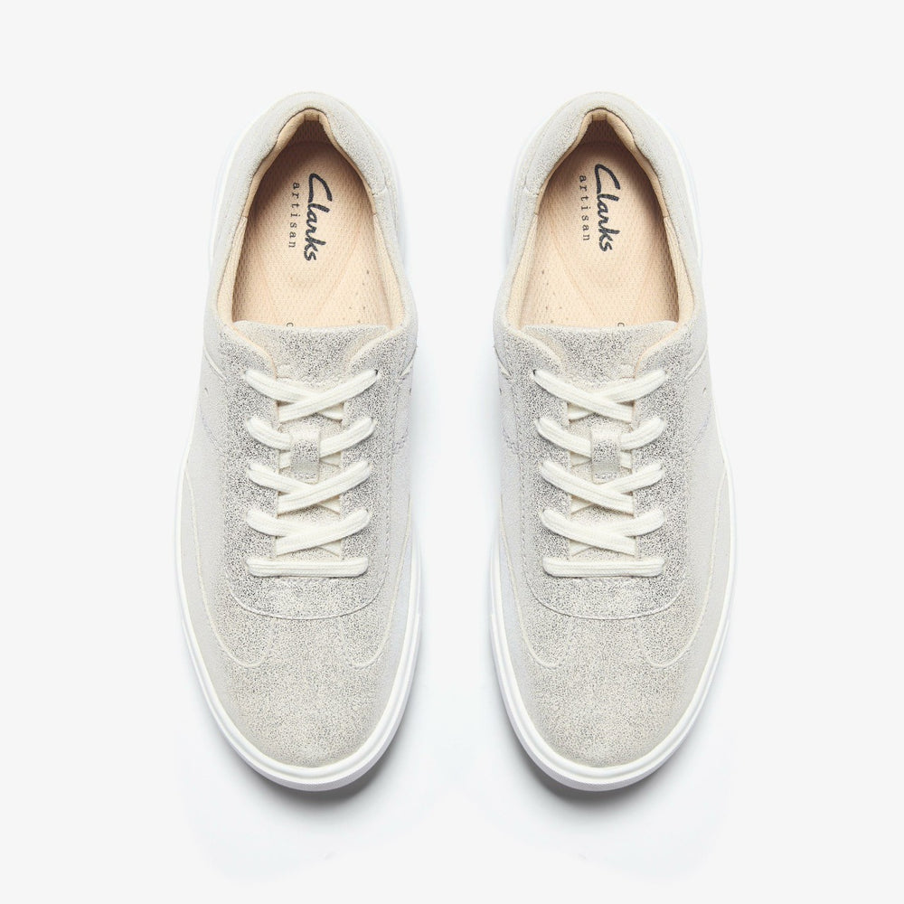 Makea Court Metallic Leather | Clarks Discount