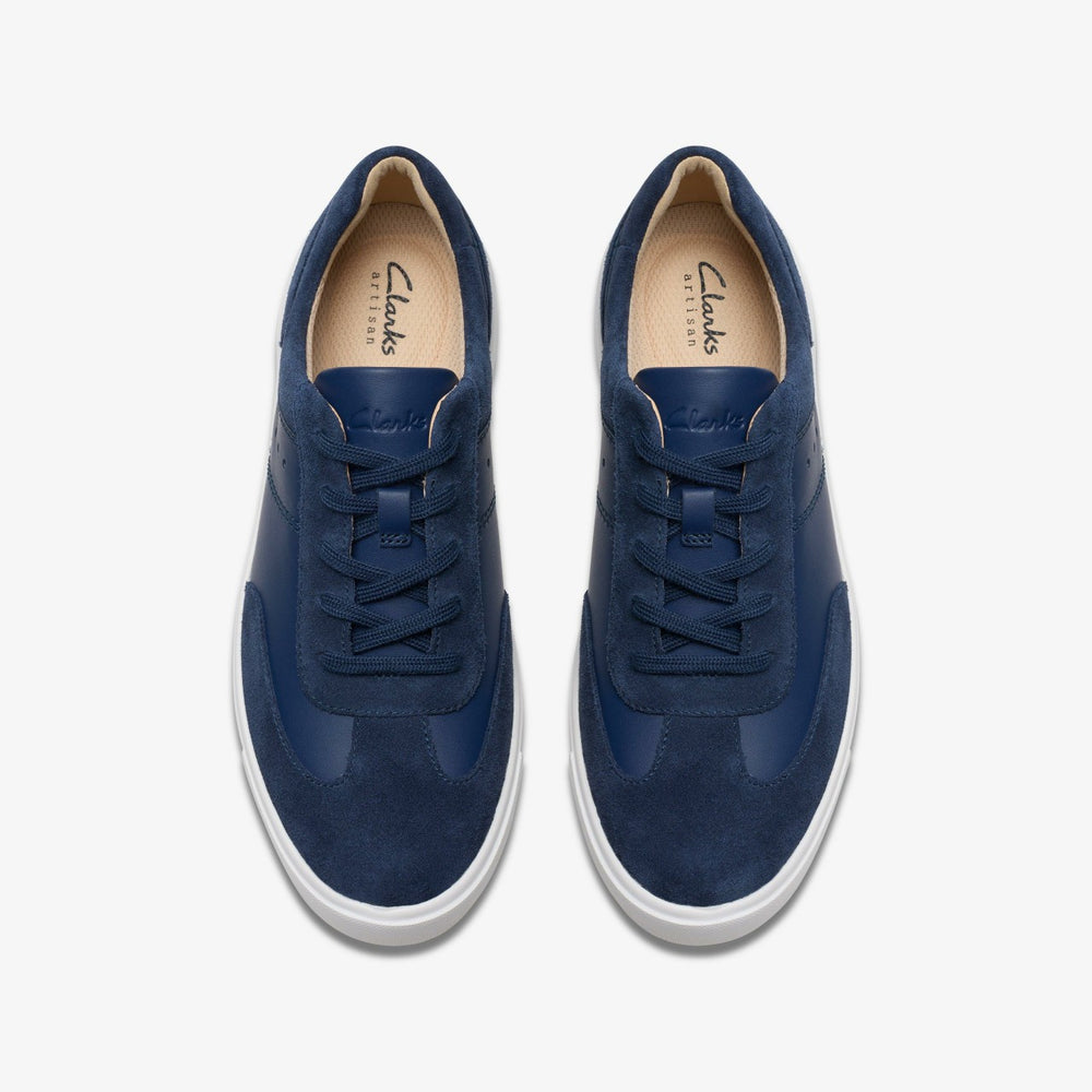 Makea Court Navy Leather | Clarks Onsale