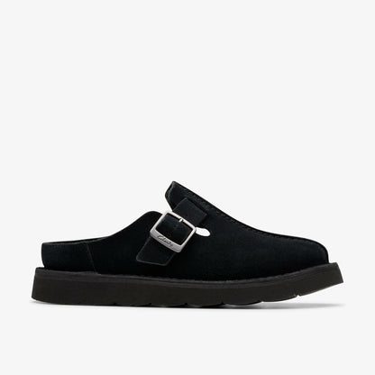 Solsbury Mule Black Suede | Clarks Discount