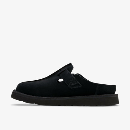Solsbury Mule Black Suede | Clarks Discount