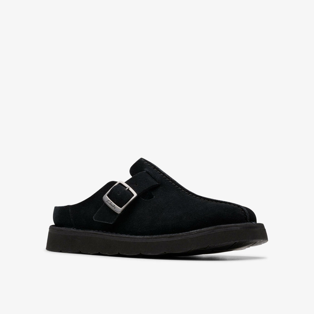 Solsbury Mule Black Suede | Clarks Discount