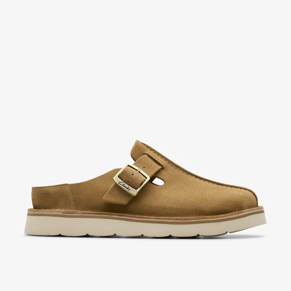 Solsbury Mule Dark Sand Suede | Clarks For Sale