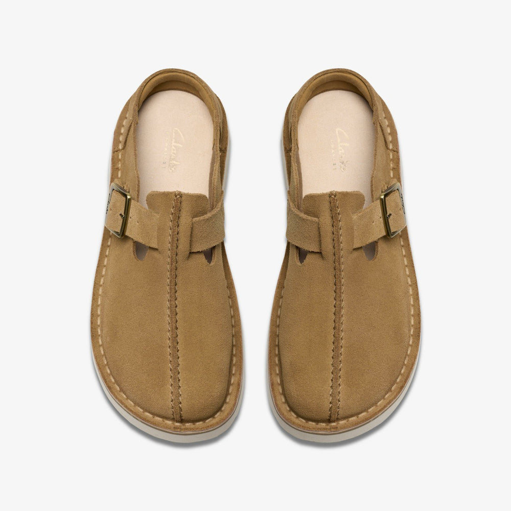 Solsbury Mule Dark Sand Suede | Clarks For Sale