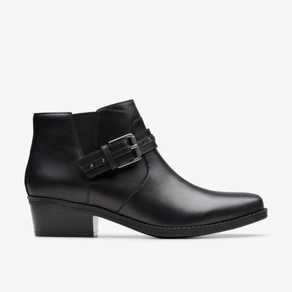 Danyelle Wish Black Leather | Clarks