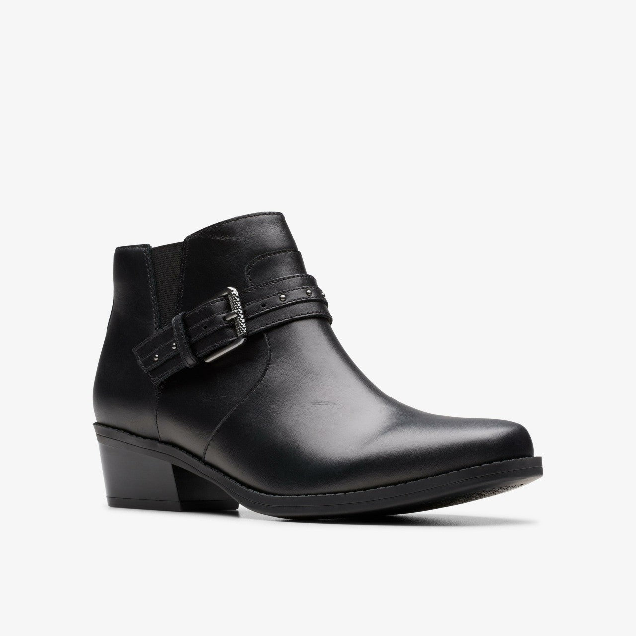 Danyelle Wish Black Leather | Clarks
