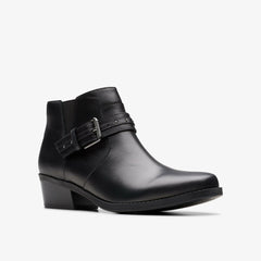 Danyelle Wish Black Leather | Clarks