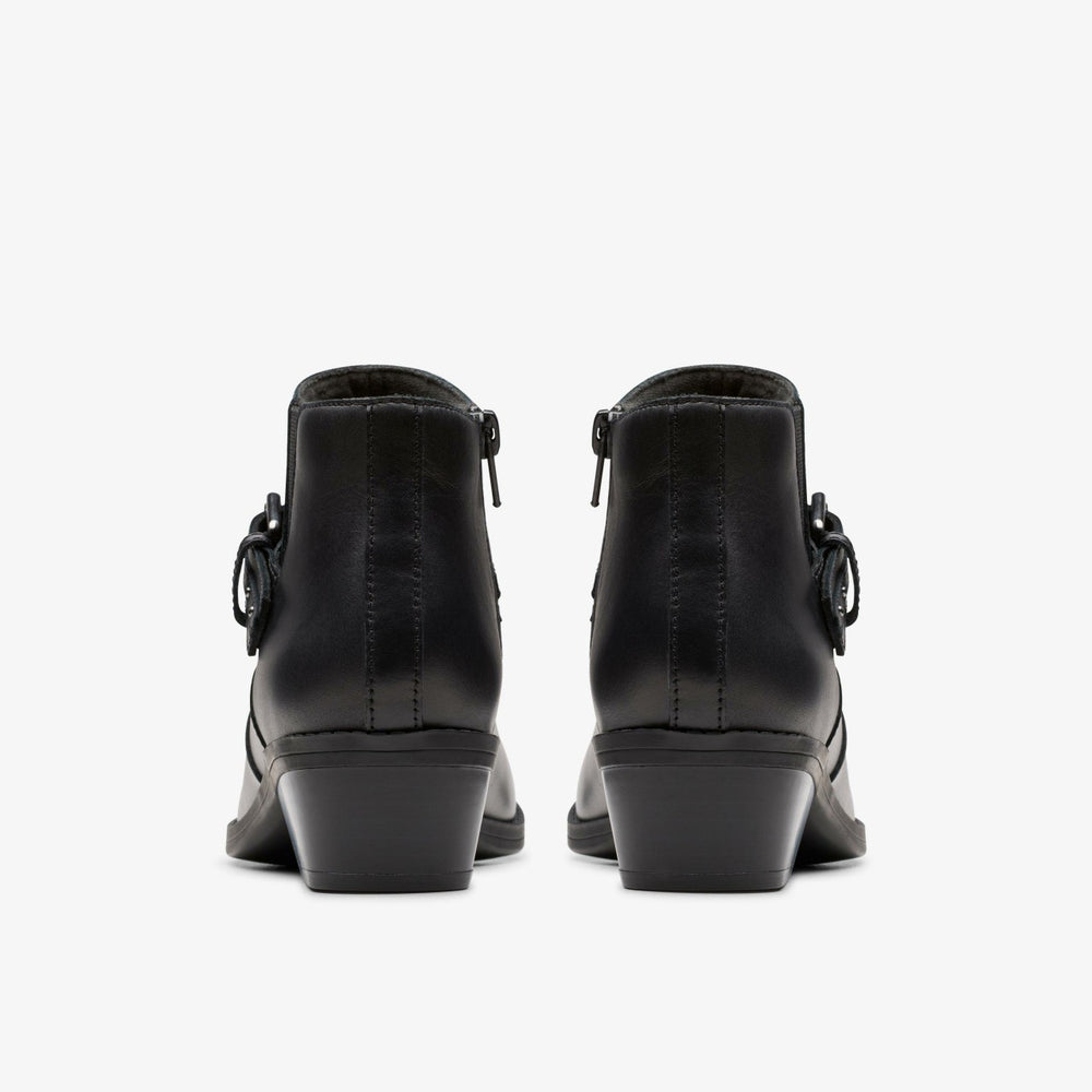 Danyelle Wish Black Leather | Clarks
