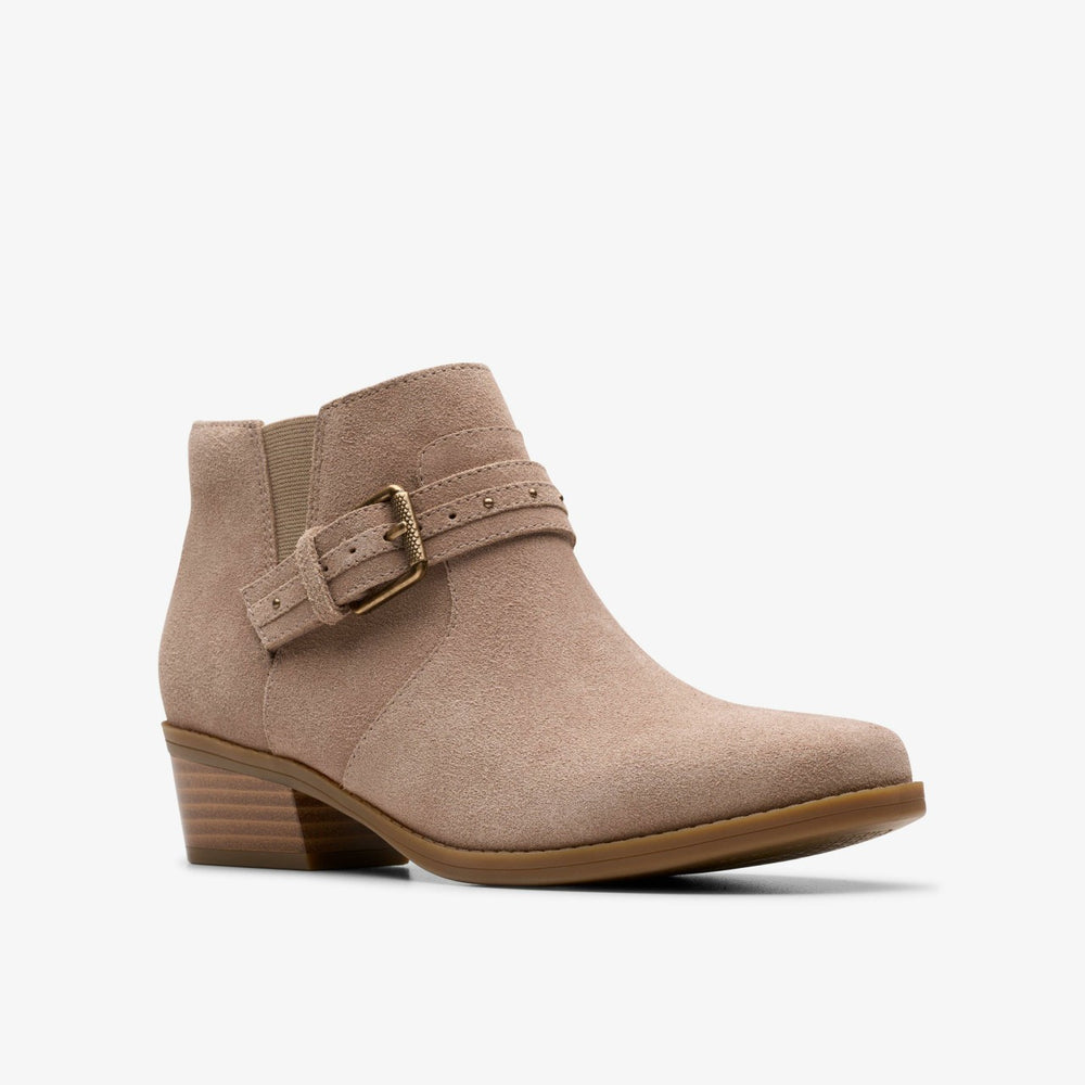 Danyelle Wish Light Taupe Suede | Clarks