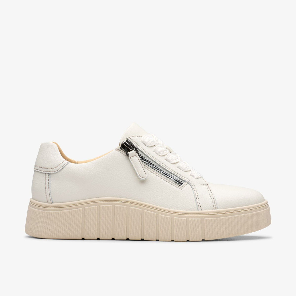 Mykah Joy Off White Leather | Clarks US