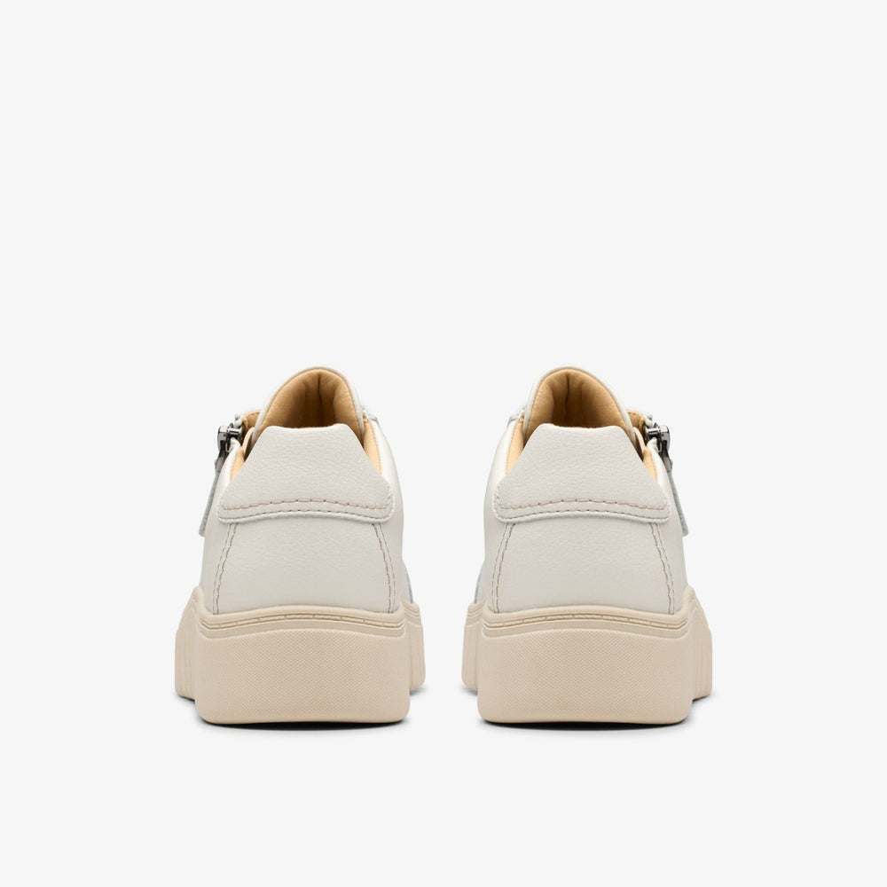 Mykah Joy Off White Leather | Clarks US