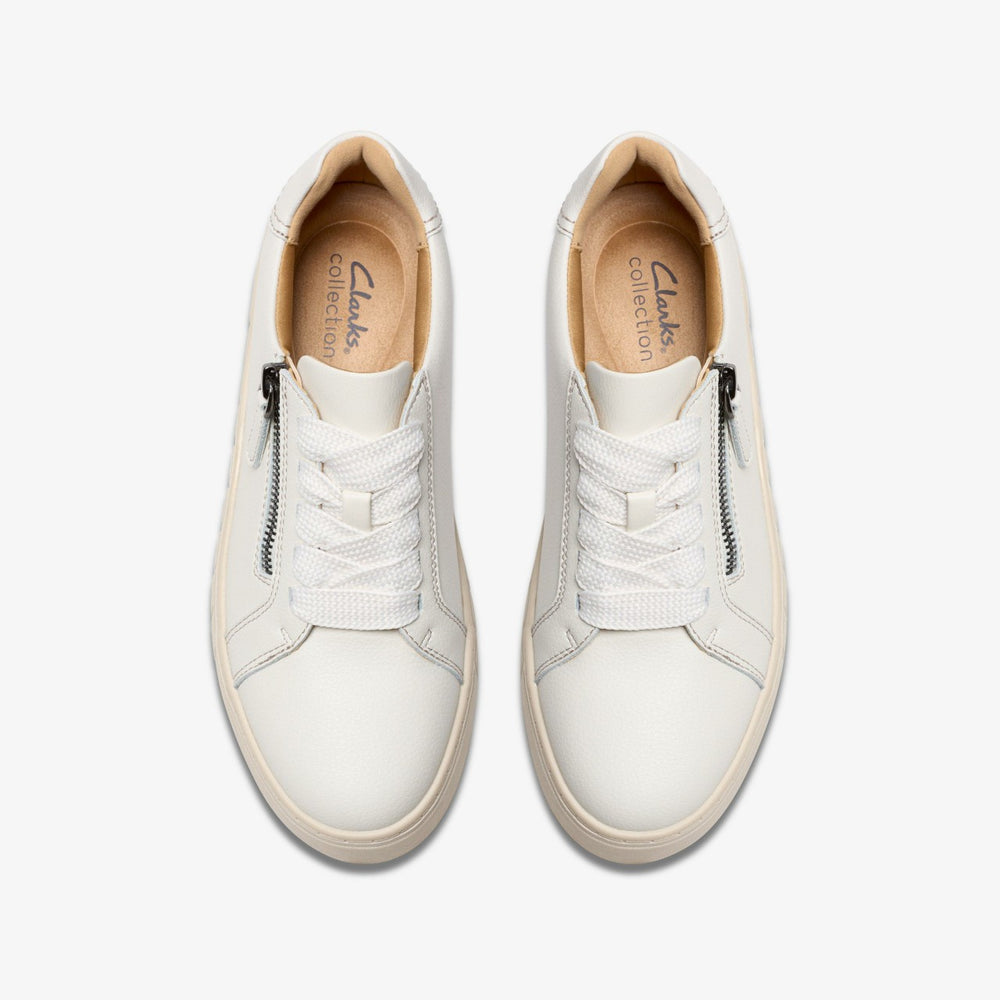 Mykah Joy Off White Leather | Clarks US
