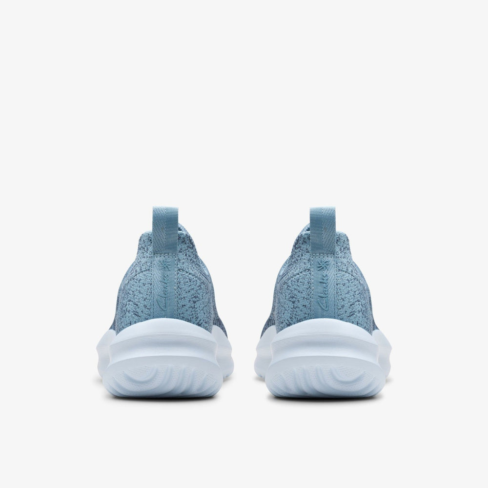 Solevana Lace Light Blue Combination | Clarks
