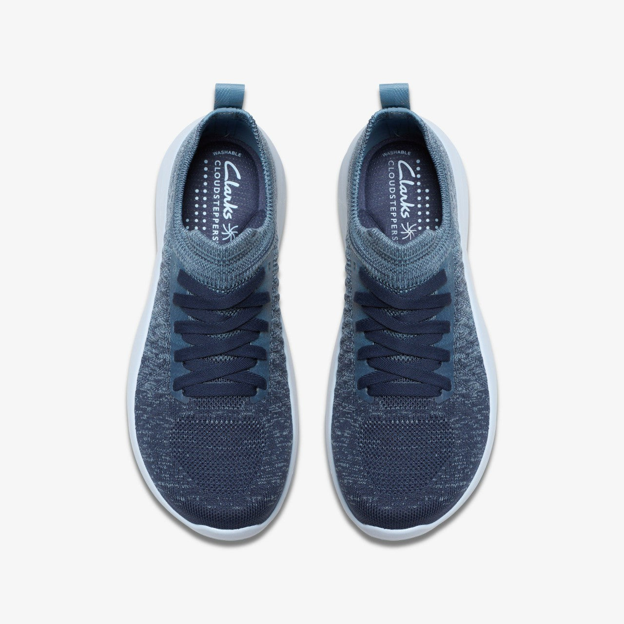 Solevana Lace Light Blue Combination | Clarks