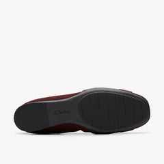 Jazmynn Gem Merlot Suede | Clarks