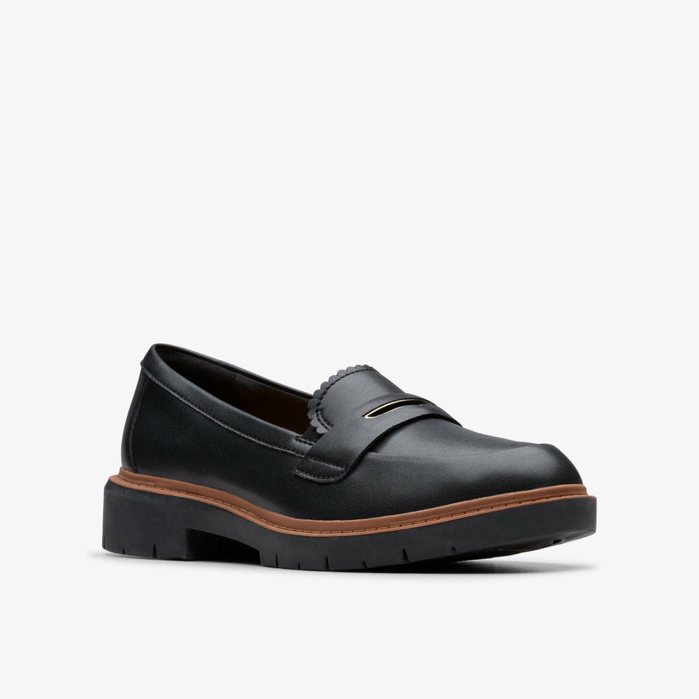 Westlynn Glow Black Leather | Clarks Discount