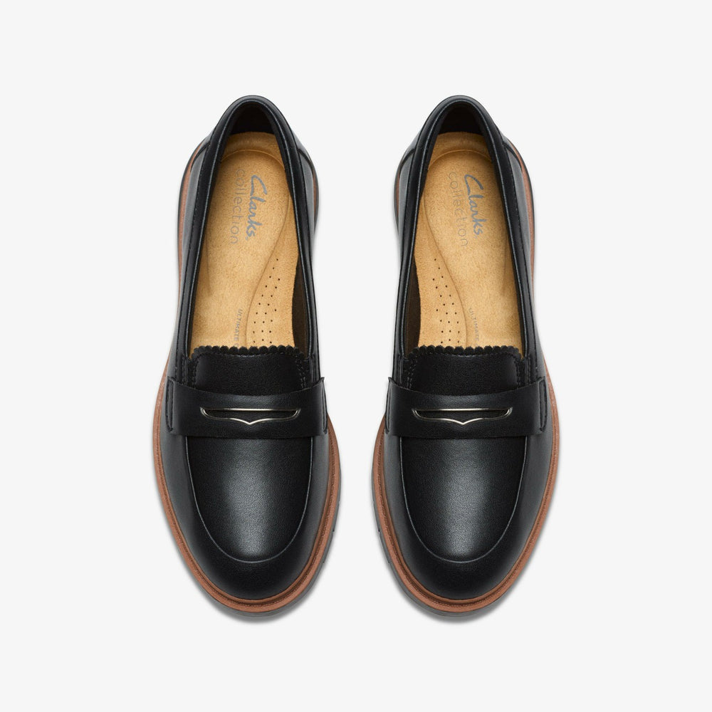 Westlynn Glow Black Leather | Clarks Discount