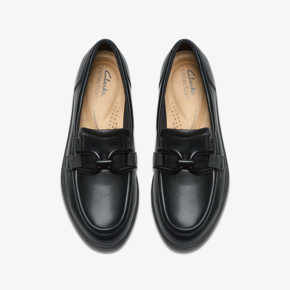 Zylah Top Black Leather | Clarks For Sale