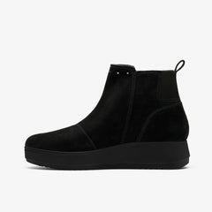 Zylah Willow Black Suede | Clarks Onsale