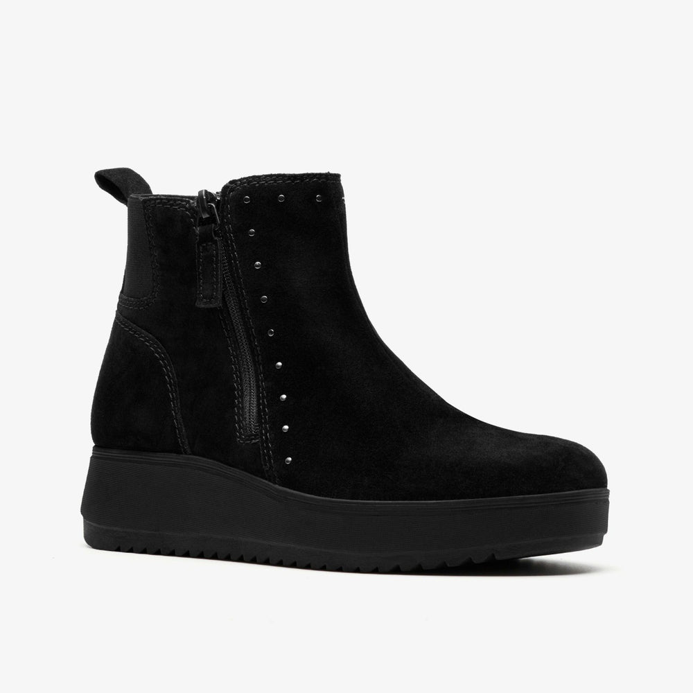 Zylah Willow Black Suede | Clarks Onsale