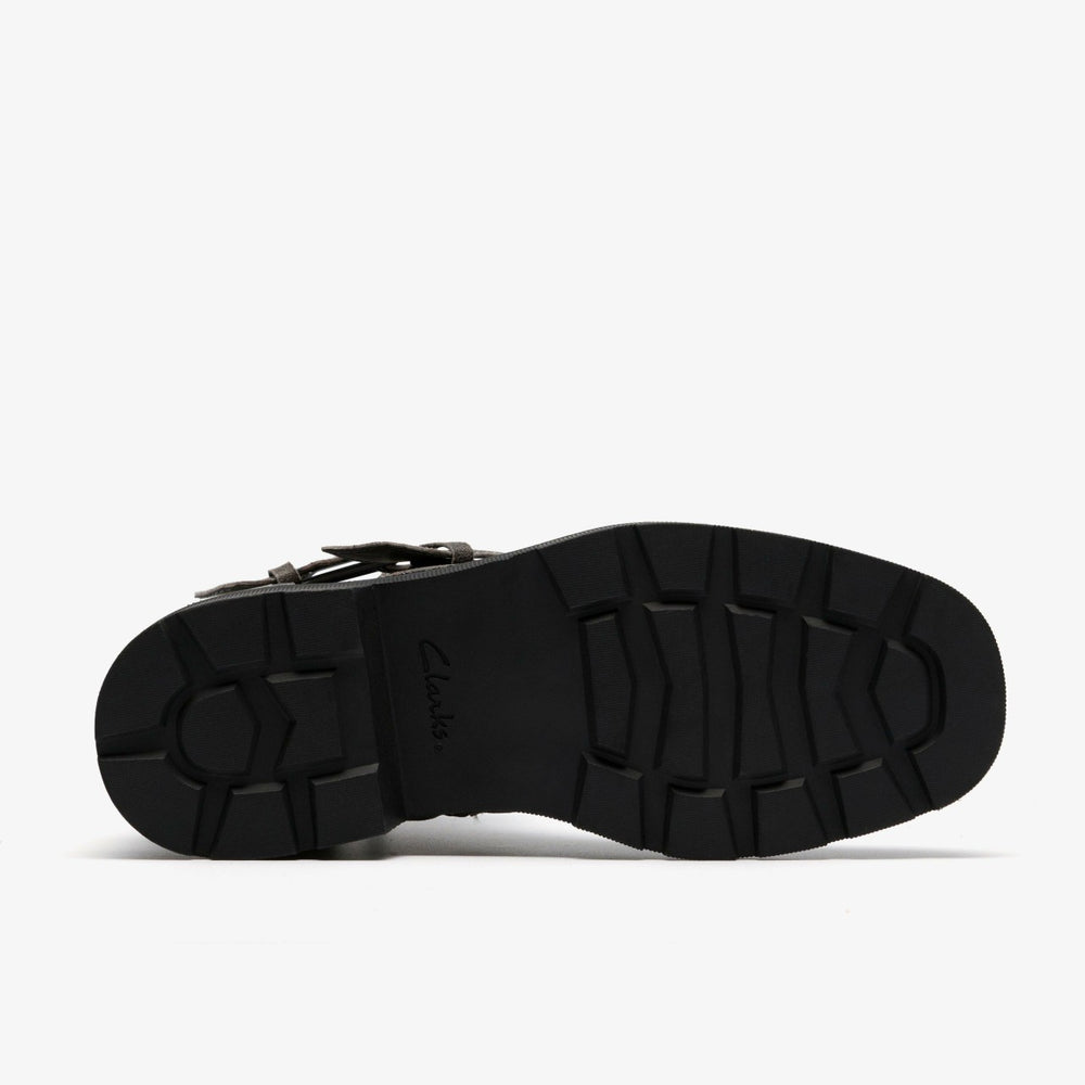 Lauryl Bay Dark Grey Leather | Clarks For Sale