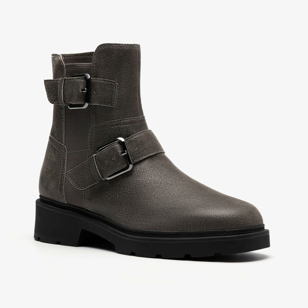 Lauryl Bay Dark Grey Leather | Clarks For Sale