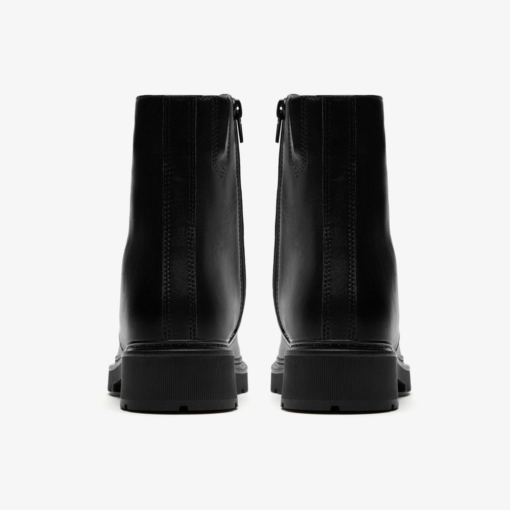 Lauryl Zip Black Leather | Clarks For Sale