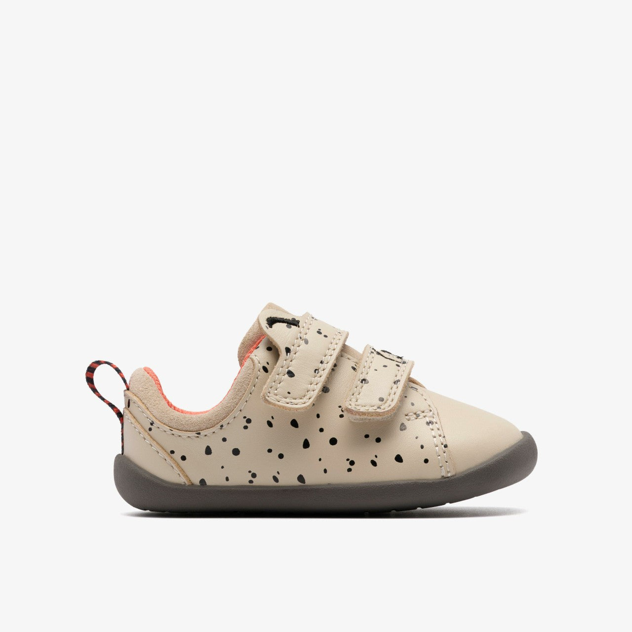 Roamer Wish Toddler Off White Print | Clarks Onsale