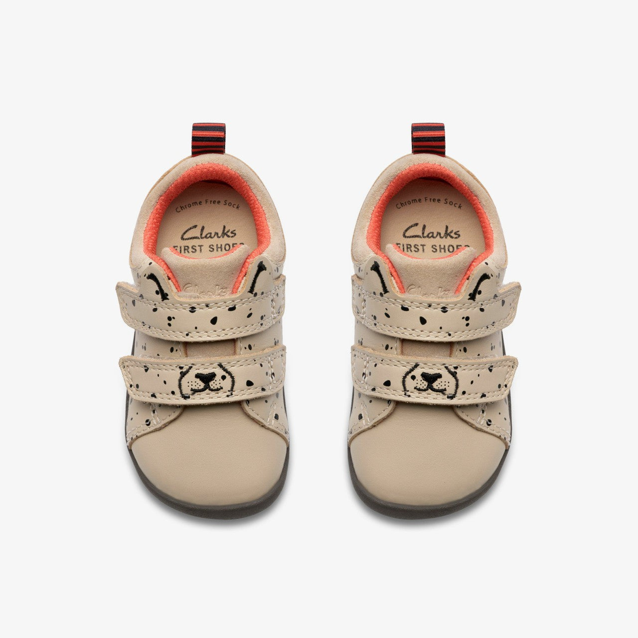 Roamer Wish Toddler Off White Print | Clarks Onsale