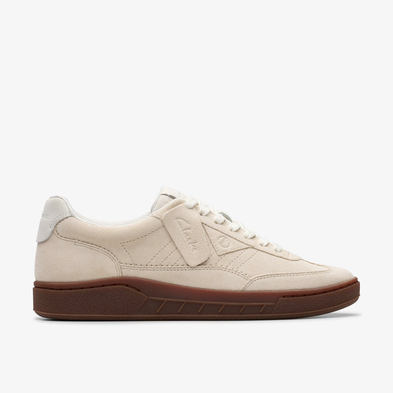 Craft Rally Ace Off White Suede | Clarks
