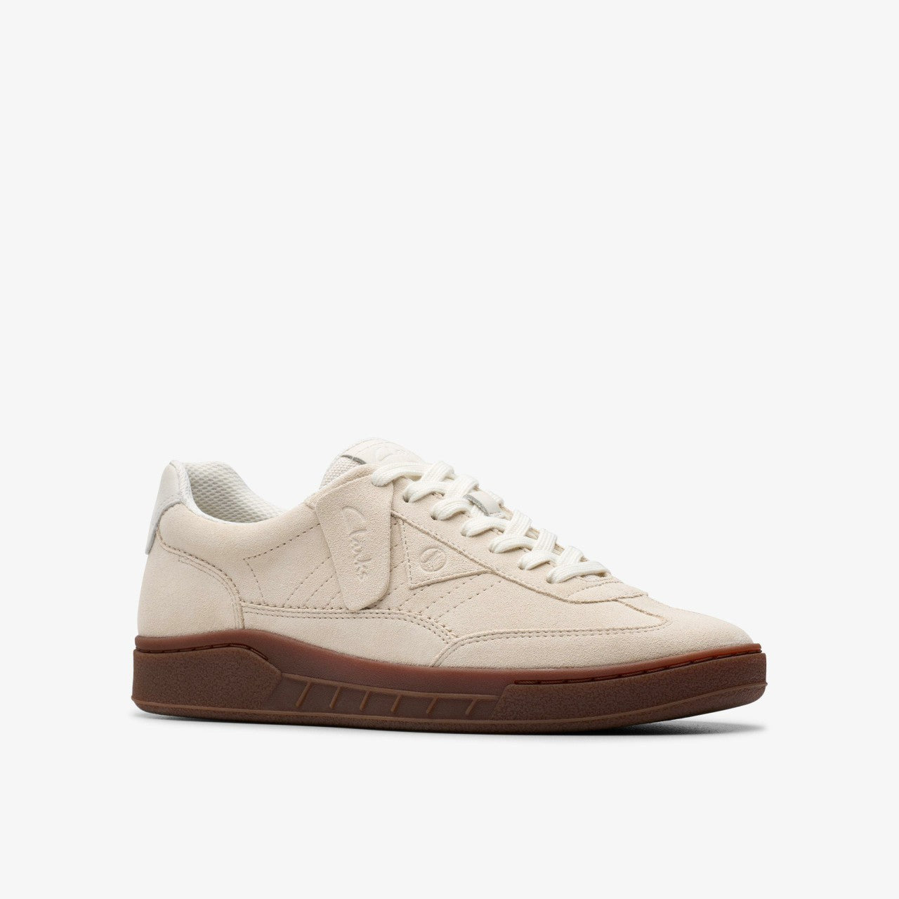 Craft Rally Ace Off White Suede | Clarks