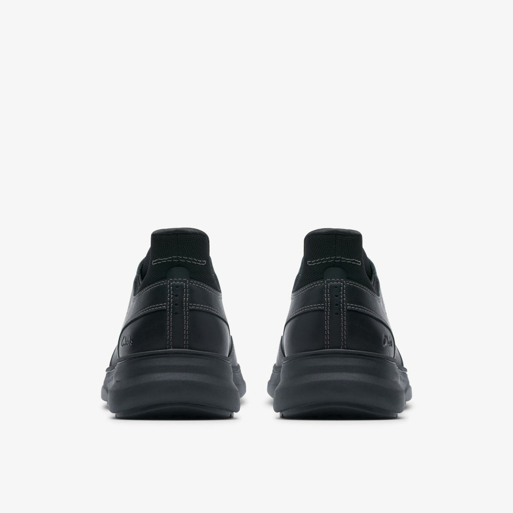 Mullan Easy Black Leather | Clarks Sale