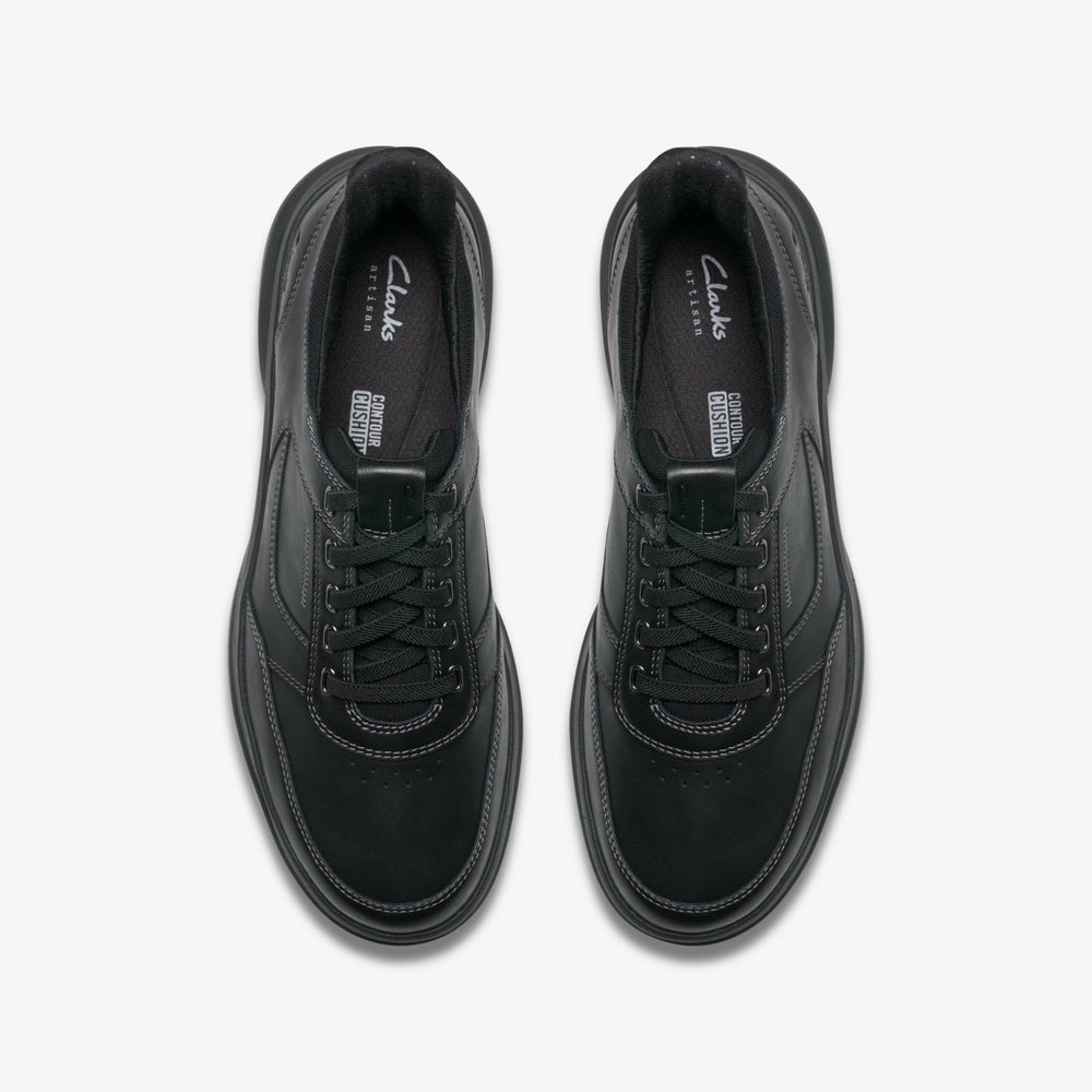 Mullan Easy Black Leather | Clarks Sale