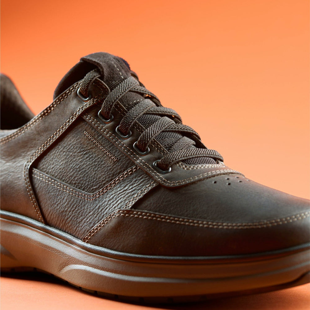 Mullan Easy Dark Brown Leather | Clarks For Sale