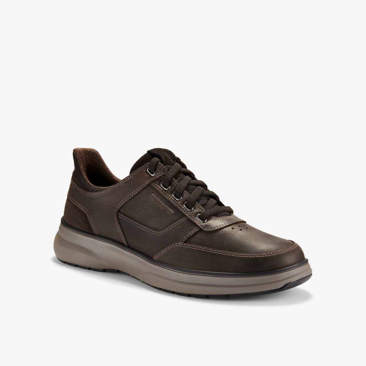 Mullan Easy Dark Brown Leather | Clarks For Sale