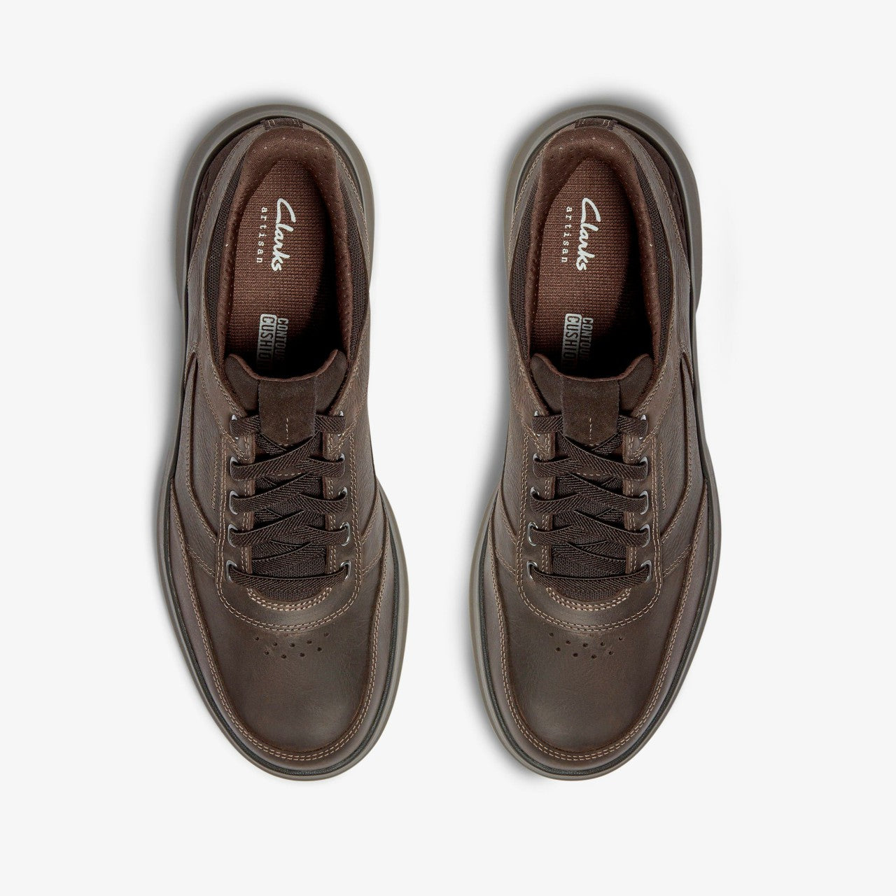 Mullan Easy Dark Brown Leather | Clarks For Sale