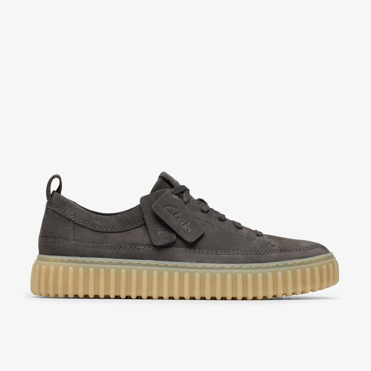 Torhill Lace Dark Grey Nubuck | Clarks