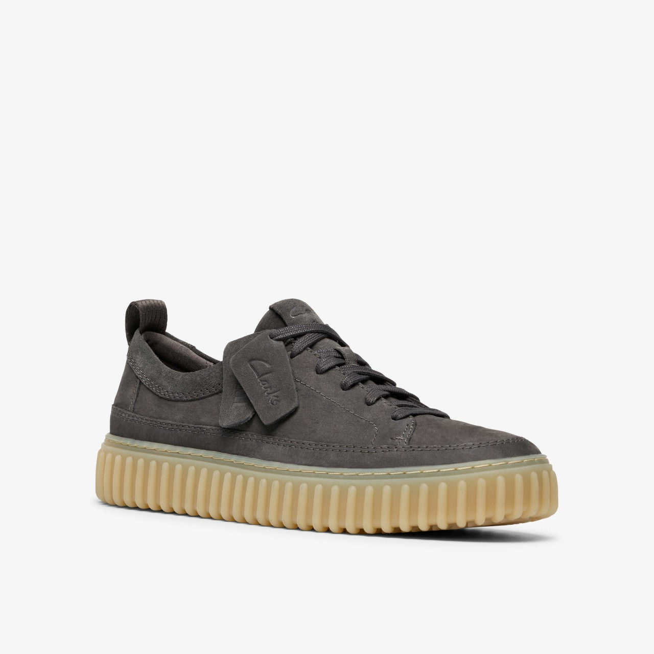 Torhill Lace Dark Grey Nubuck | Clarks