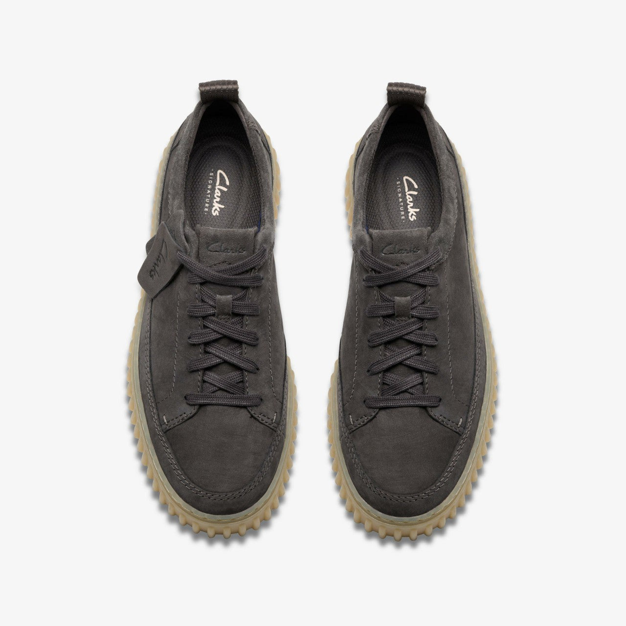 Torhill Lace Dark Grey Nubuck | Clarks