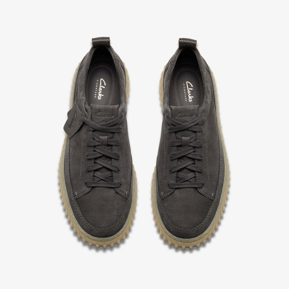 Torhill Lace Dark Grey Nubuck | Clarks