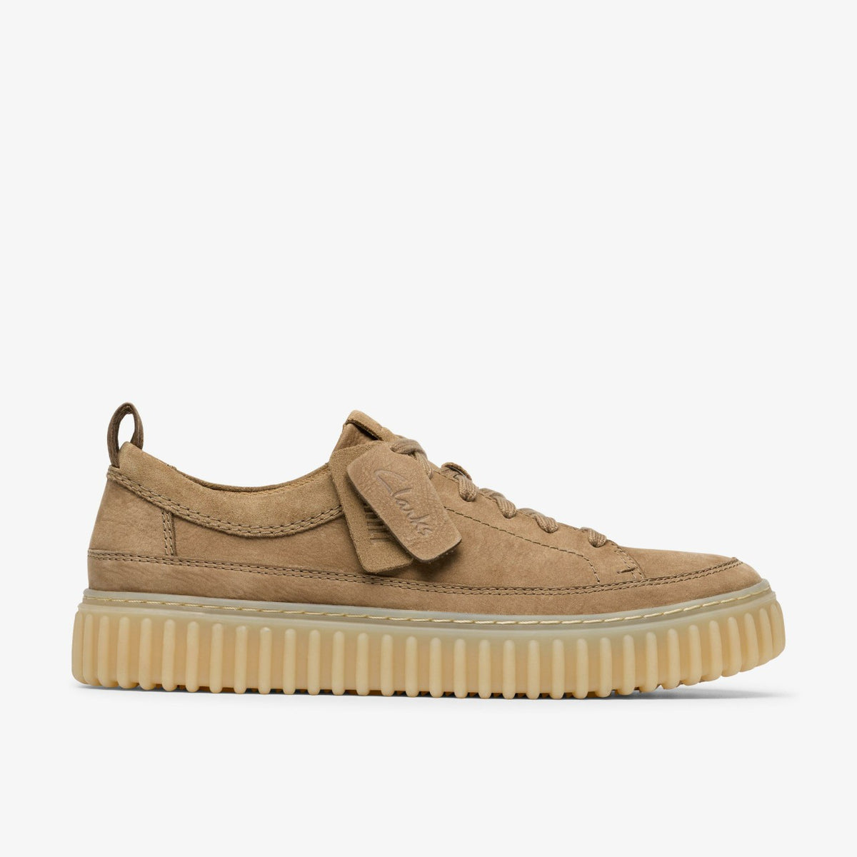 Torhill Lace Dark Sand Nubuck | Clarks Discount