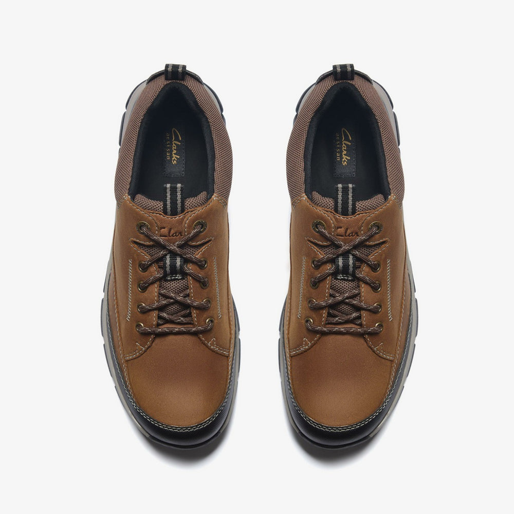 Spypath Lo GORE-TEX Dark Tan Leather | Clarks Sale