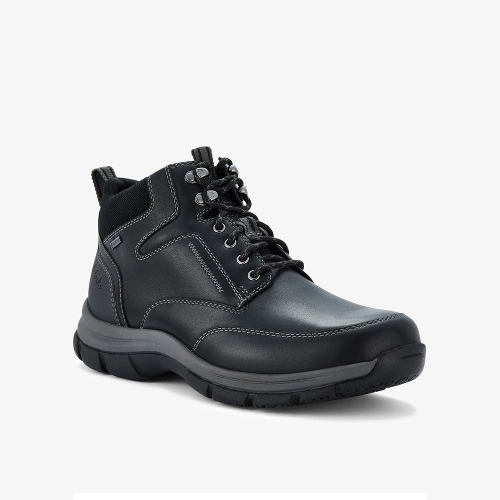 Spypath Hi GORE-TEX Black Leather | Clarks
