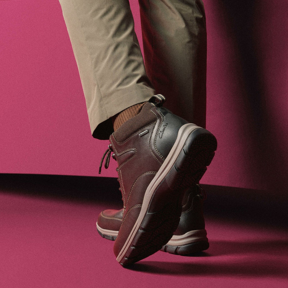 Spypath Hi GORE-TEX Dark Brown Leather | Clarks Sale