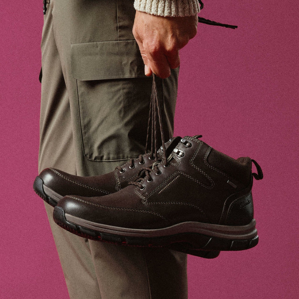 Spypath Hi GORE-TEX Dark Brown Leather | Clarks Sale