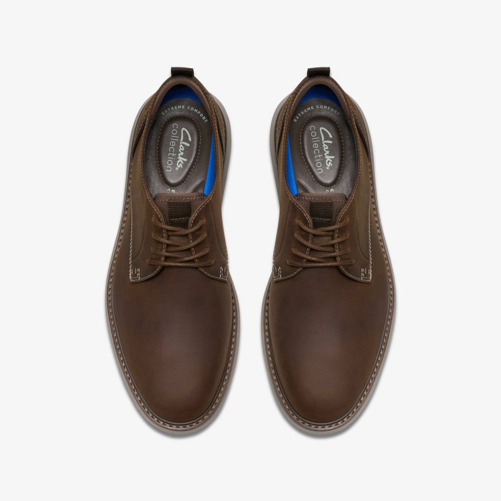 Brantin Plain Beeswax Leather | Clarks Onsale