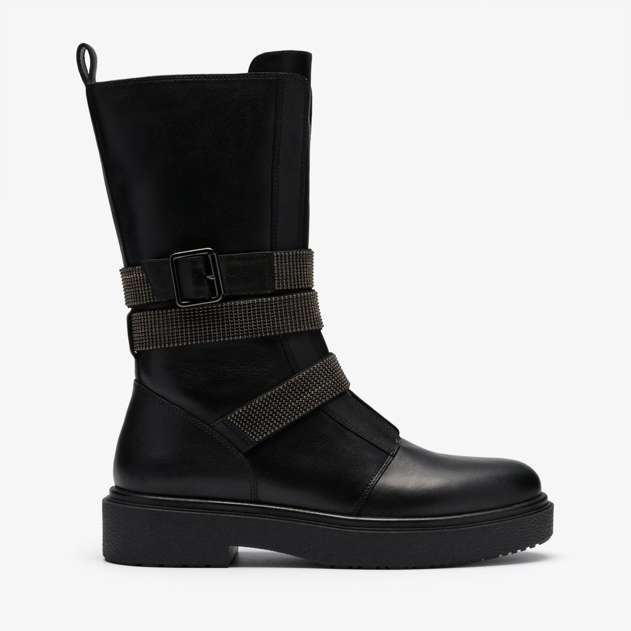 Muster Chain Black Leather | Clarks Sale