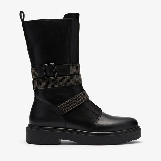 Muster Chain Black Leather | Clarks Sale