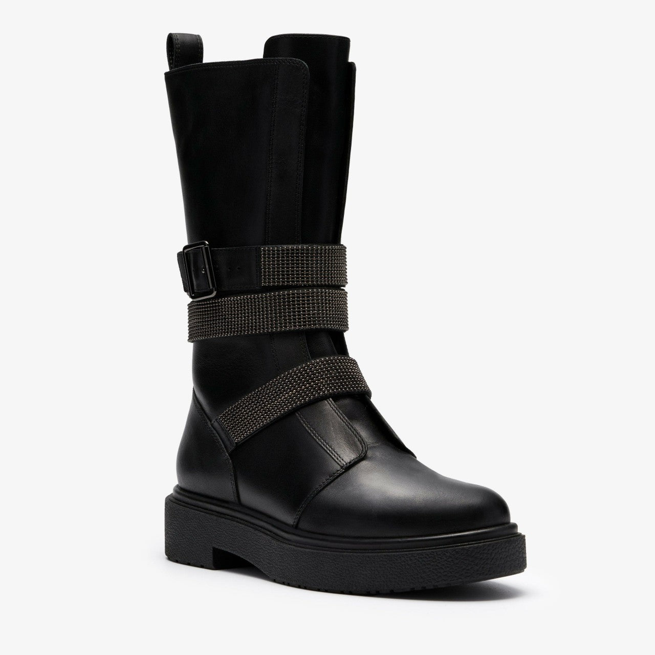 Muster Chain Black Leather | Clarks Sale
